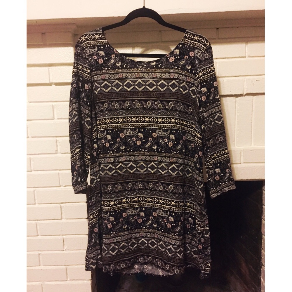Boho Patterned Dress